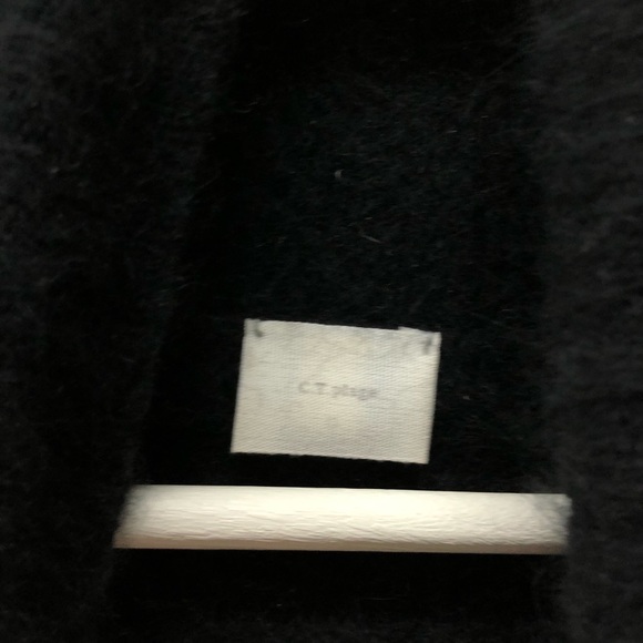 C.T. Plage Fuzzy Cashmere Blend Long Turtleneck Sweater Size S - Picture 7 of 7